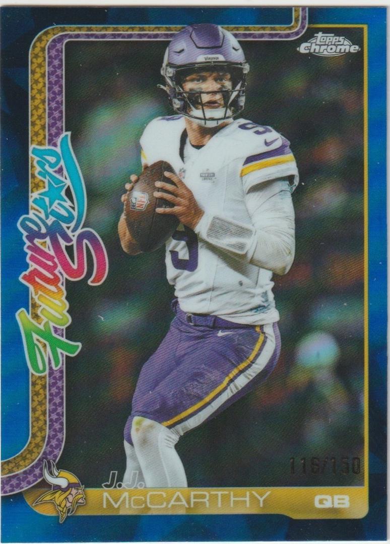 J.J. McCarthy [Blue Refractor] #FS-18