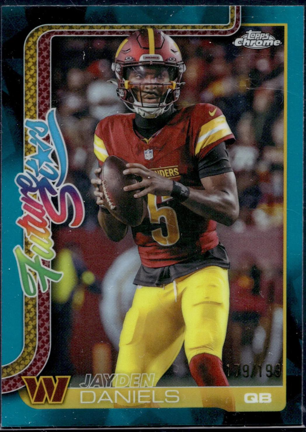 Jayden Daniels [Aqua Refractor] #FS-14