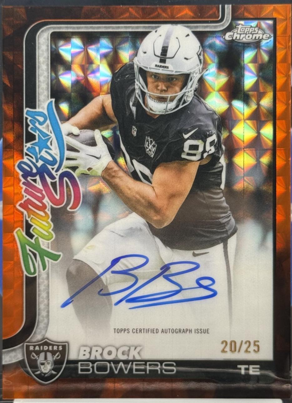 Brock Bowers [Orange Geometric Refractor] #FSA-BB