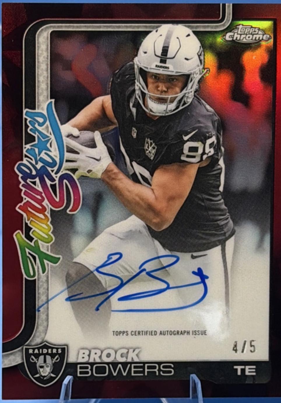 Brock Bowers [Red Geometric Refractor] #FSA-BB