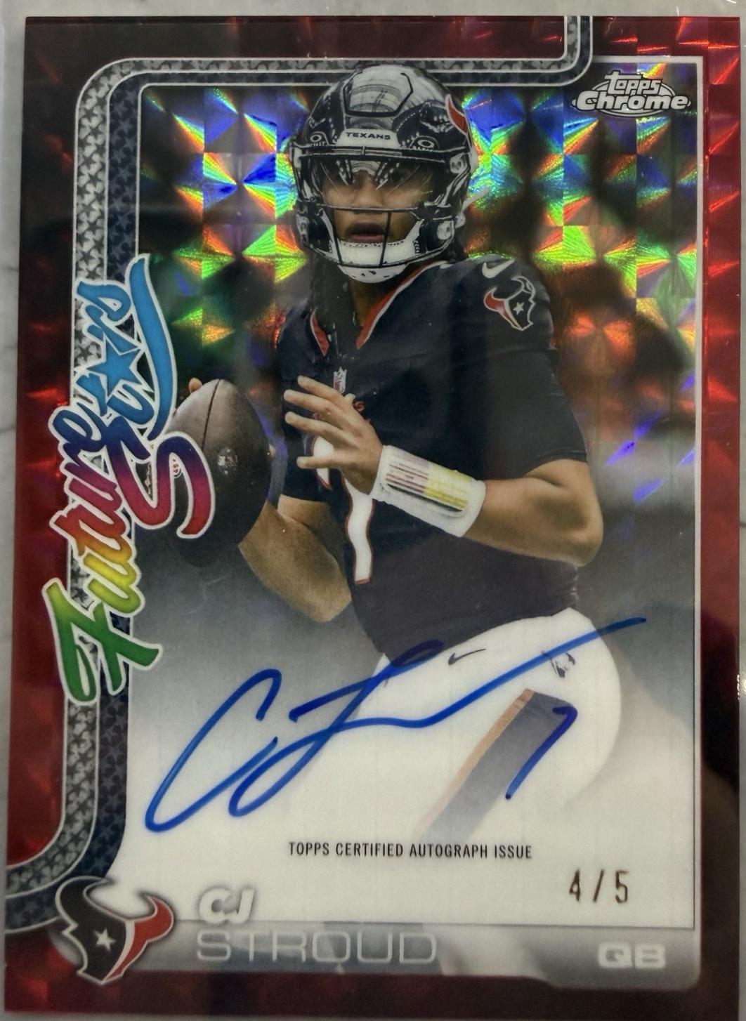 CJ Stroud [Red Refractor] #FSA-CS
