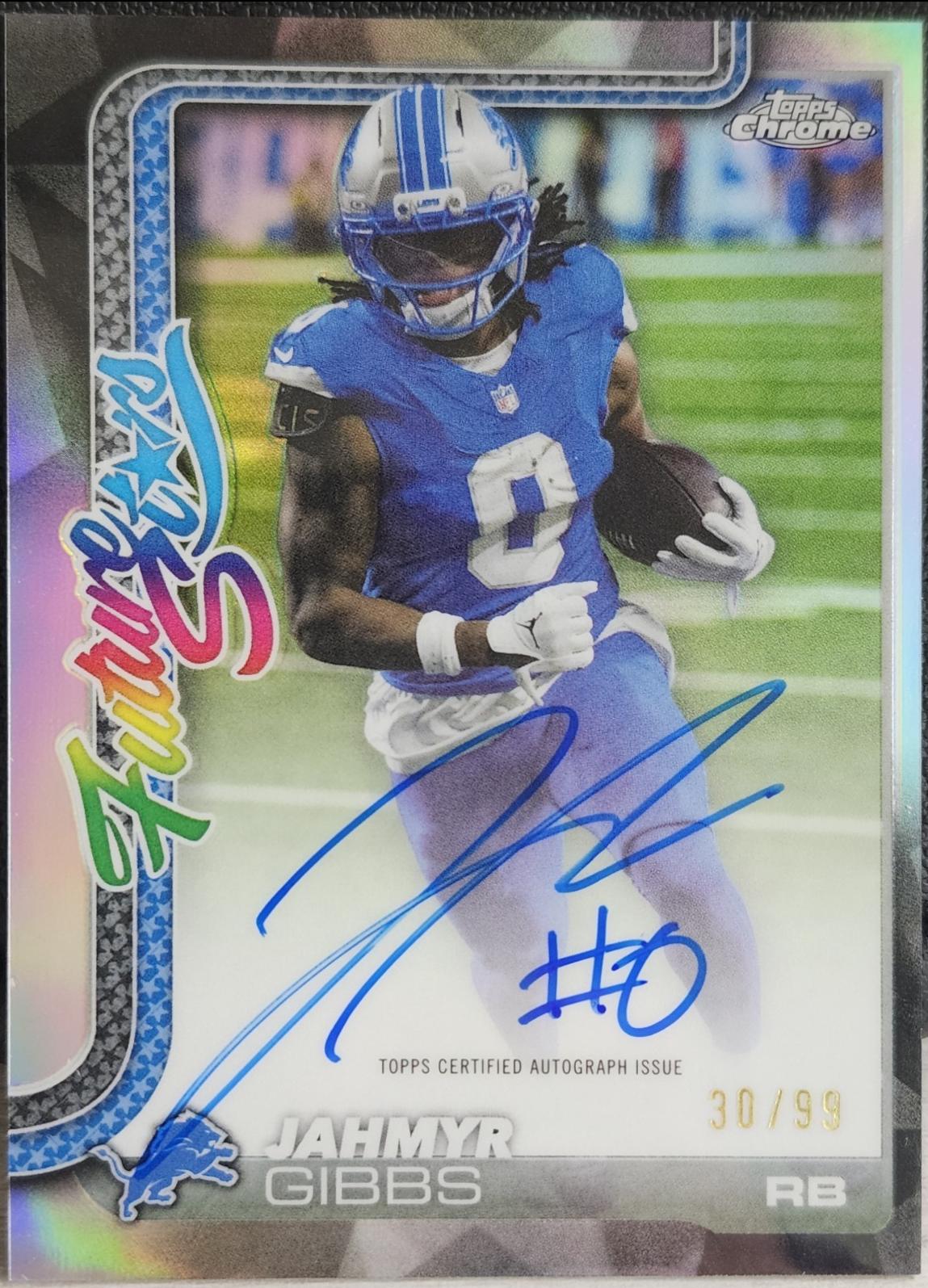 Jahmyr Gibbs [Refractor] #FSA-JG