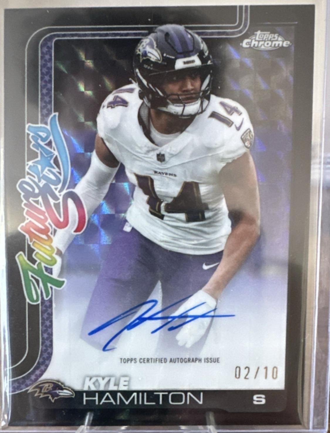 Kyle Hamilton [Black Geometric Refractor] #FSA-KH