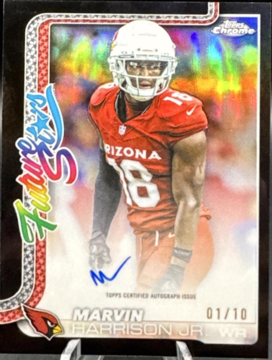 Marvin Harrison Jr. [Black Refractor] #FSA-MH