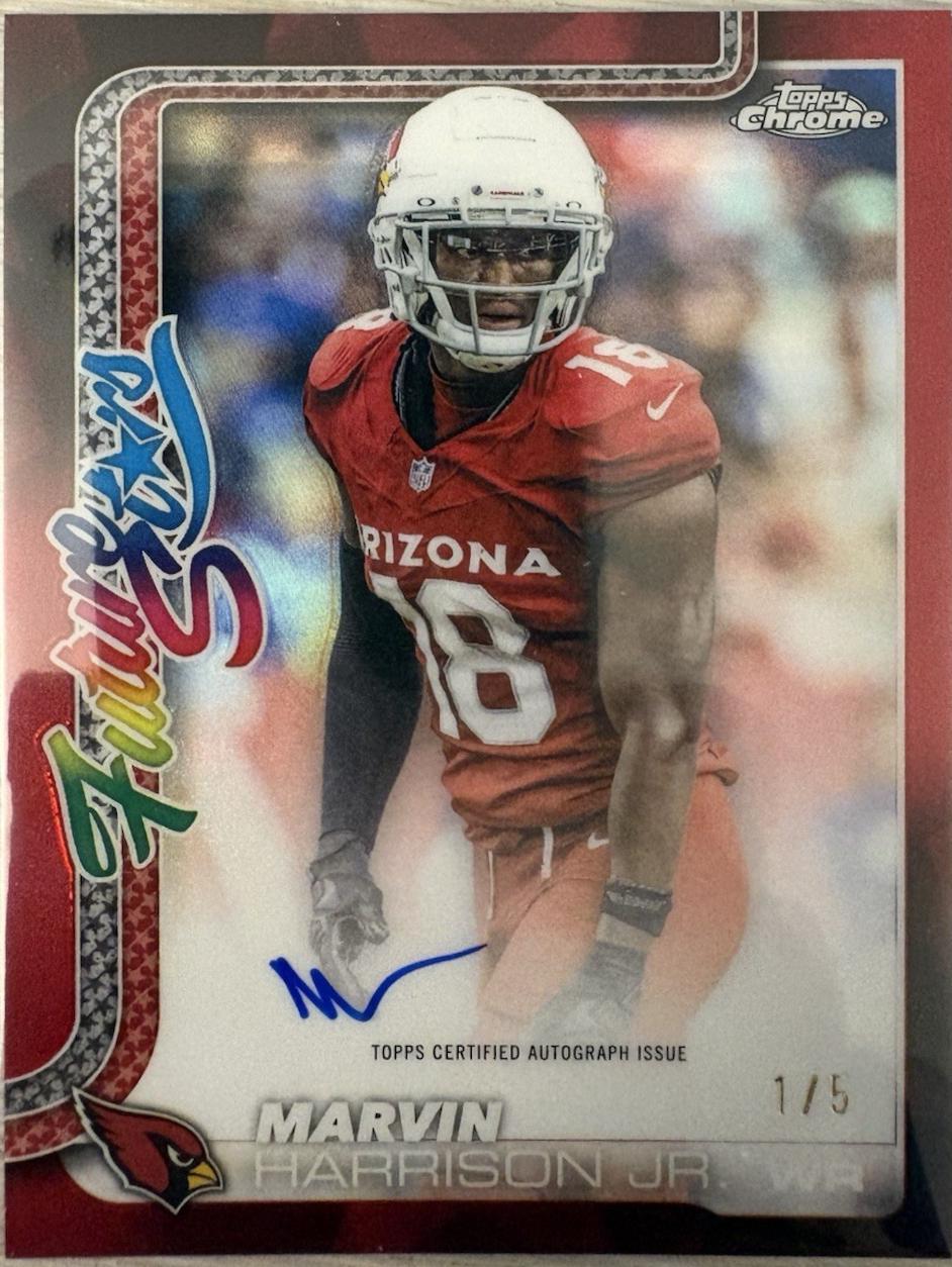 Marvin Harrison Jr. [Red Refractor] #FSA-MH