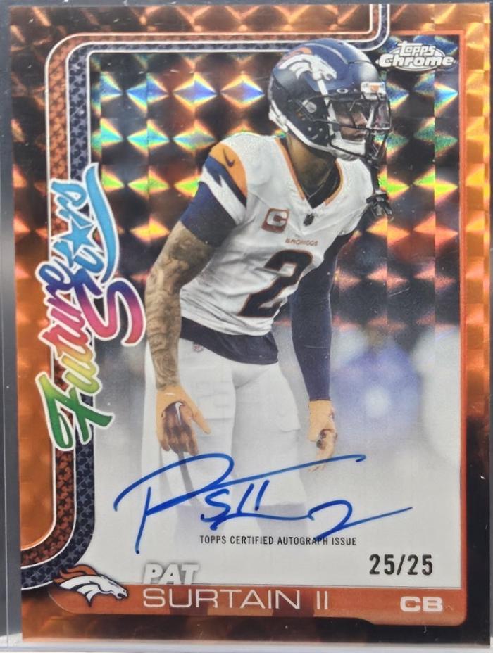 Pat Surtain II [Orange Refractor] #FSA-PS