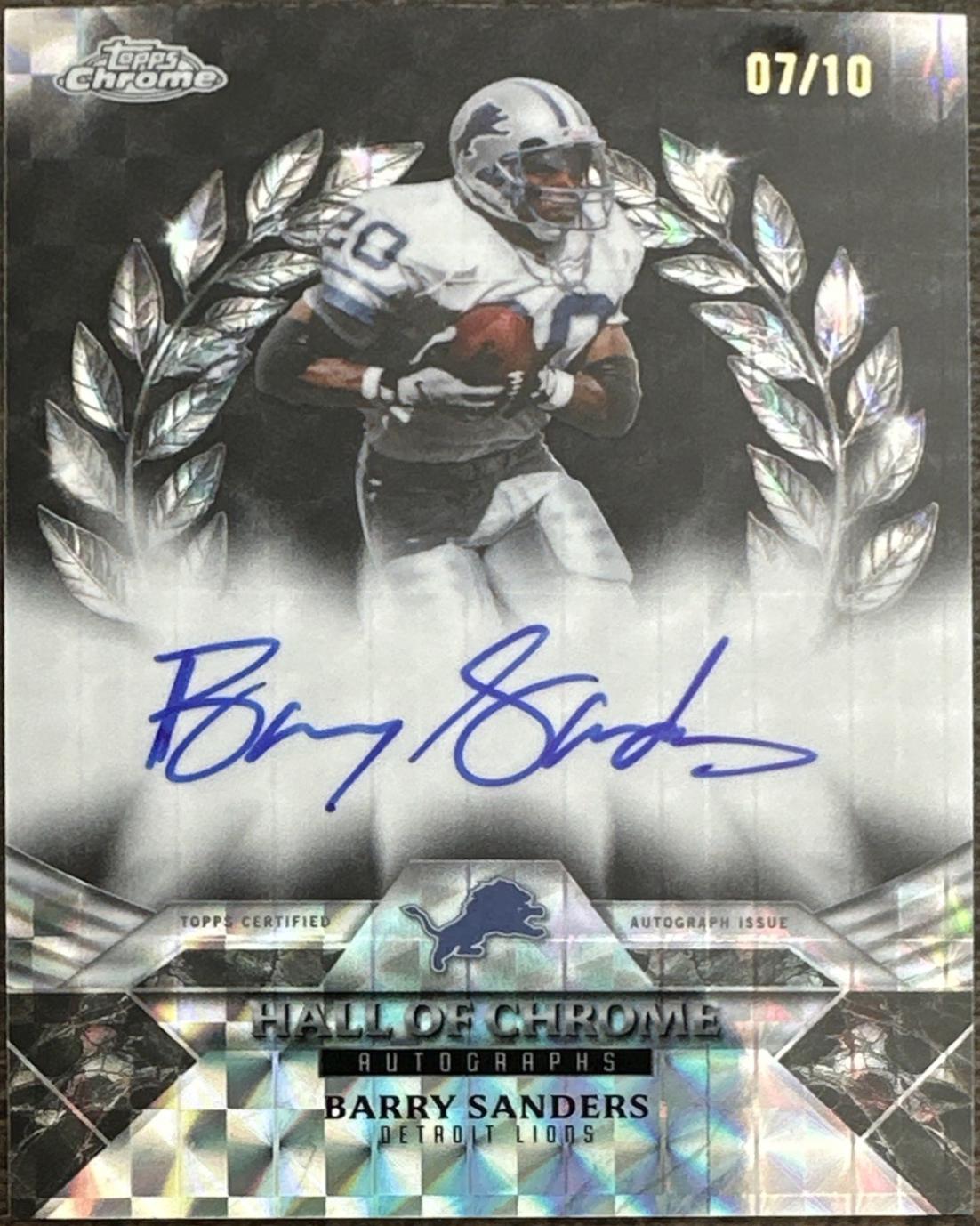 Barry Sanders #HOCA-BS