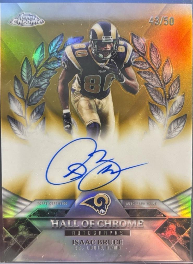 Isaac Bruce [Gold] #HOCA-IB