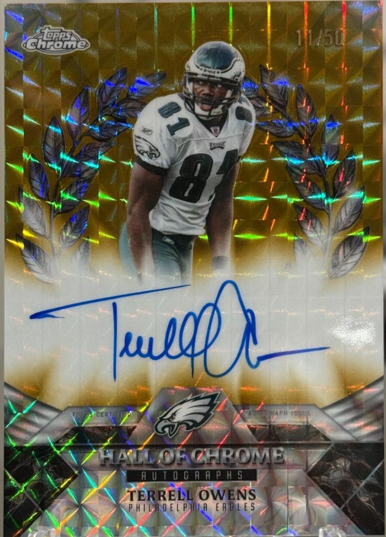 Terrell Owens [Gold] #HOCA-TO