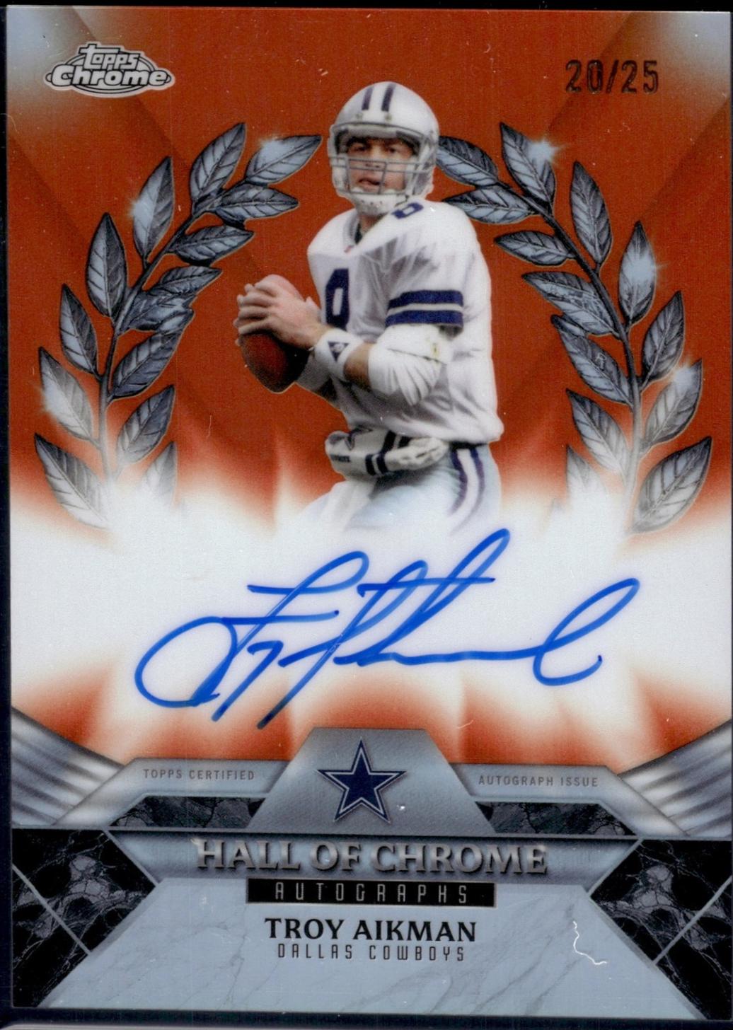 Troy Aikman [Orange] #HOCA-TA