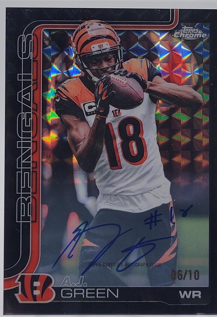 A.J. Green [Black Geometric Refractor] #CLA-AG