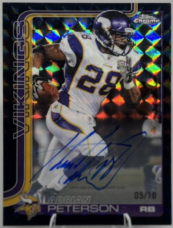Adrian Peterson [Black Geometric Refractor] #CLA-AP