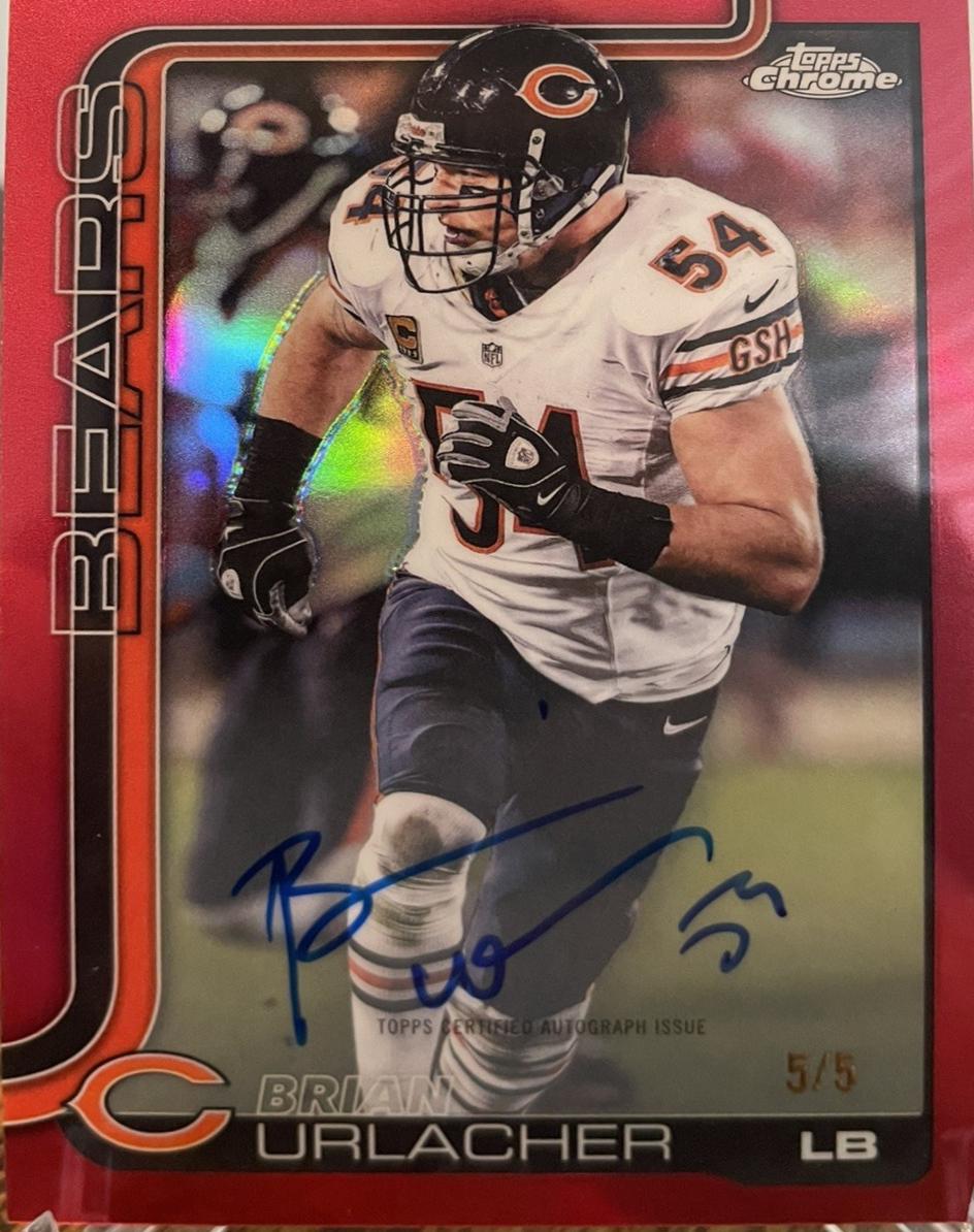 Brian Urlacher [Red Refractor] #CLA-BU