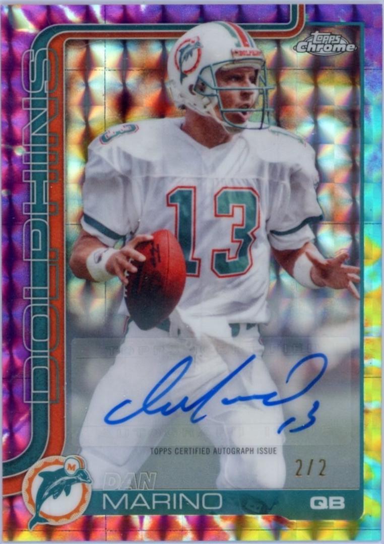 Dan Marino [Tie Dye Geometric Refractor] #CLA-DM