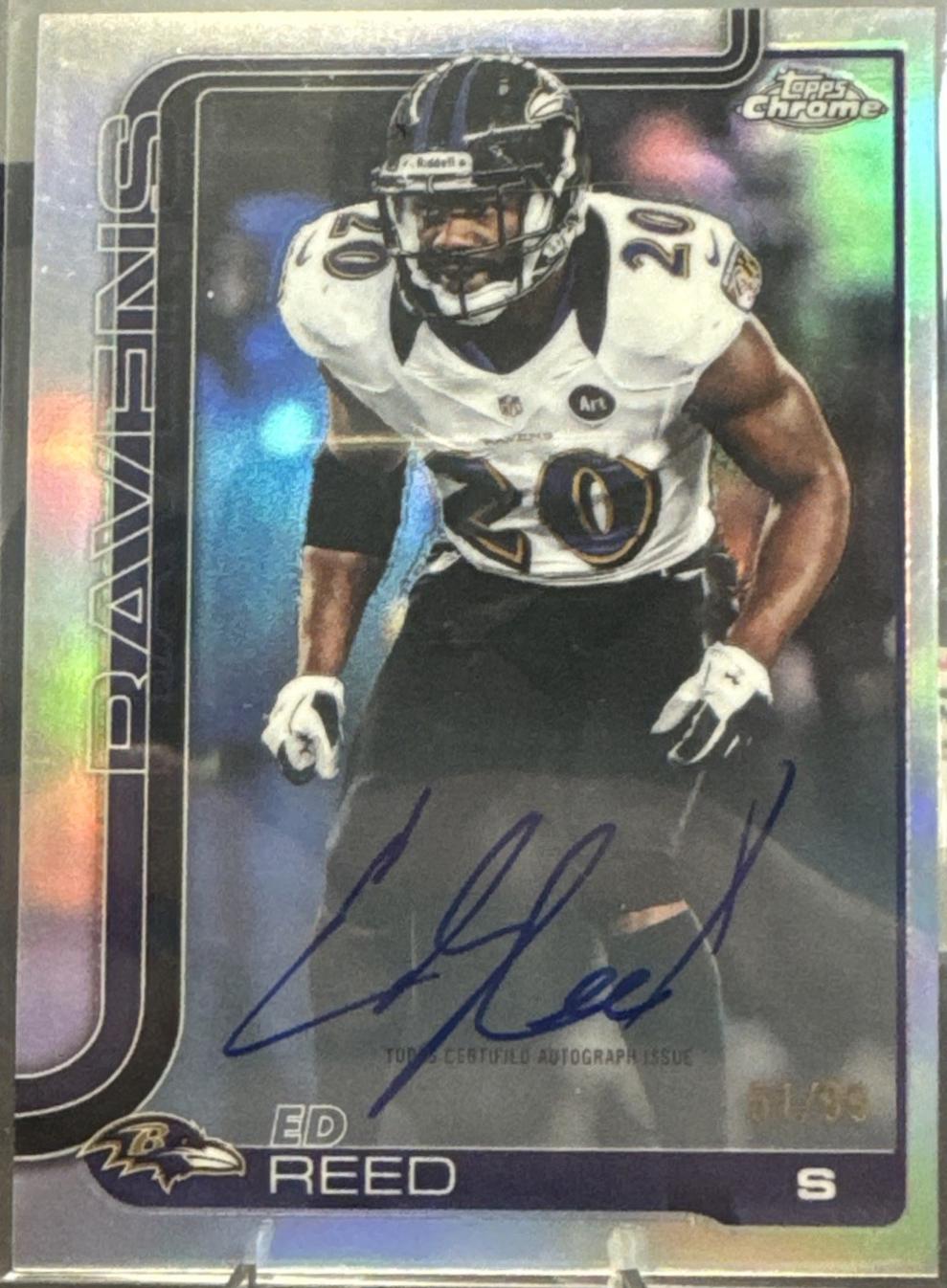 Ed Reed [Refractor] #CLA-ER