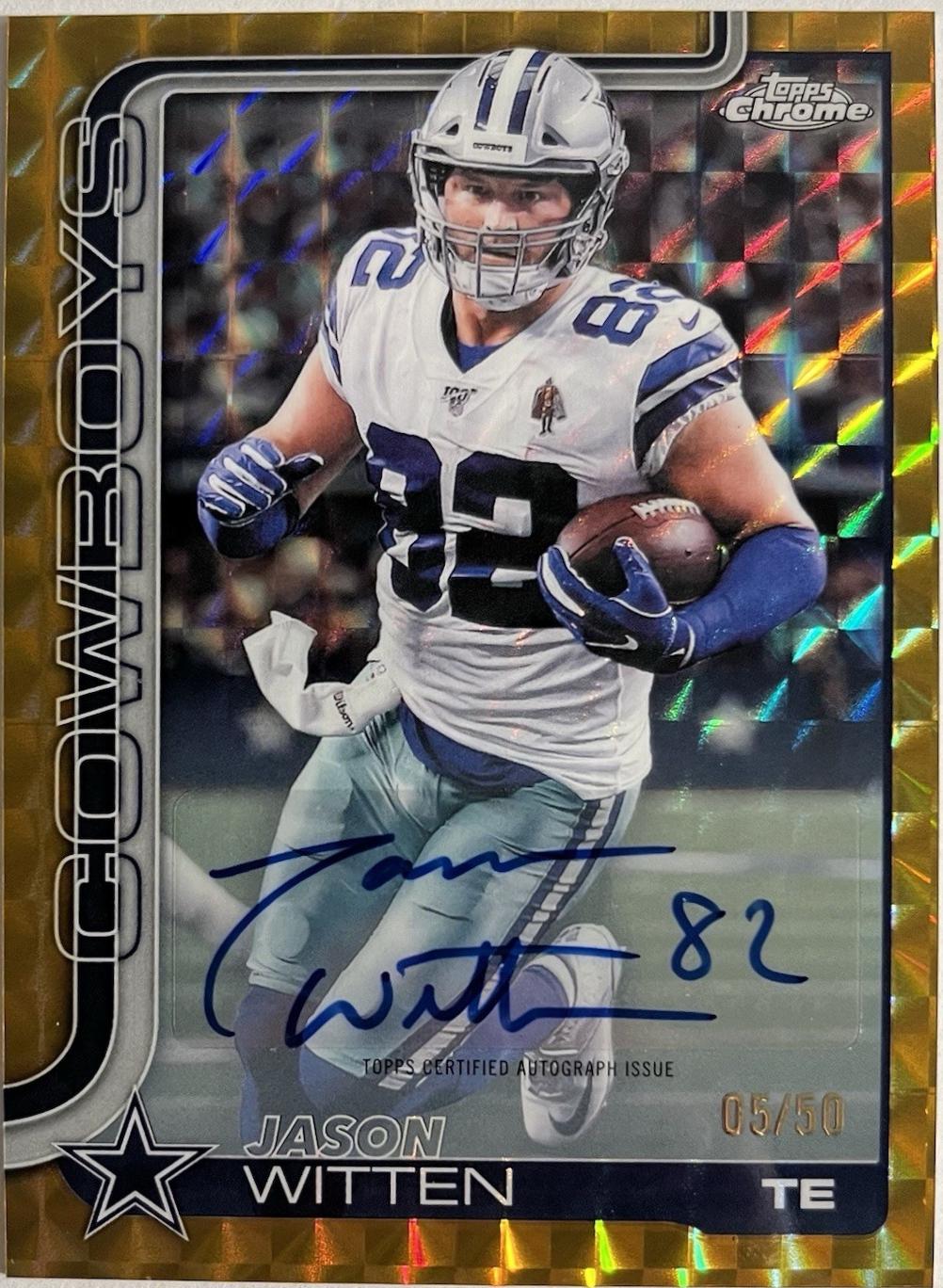 Jason Witten [Gold Geometric Refractor] #CLA-JWI