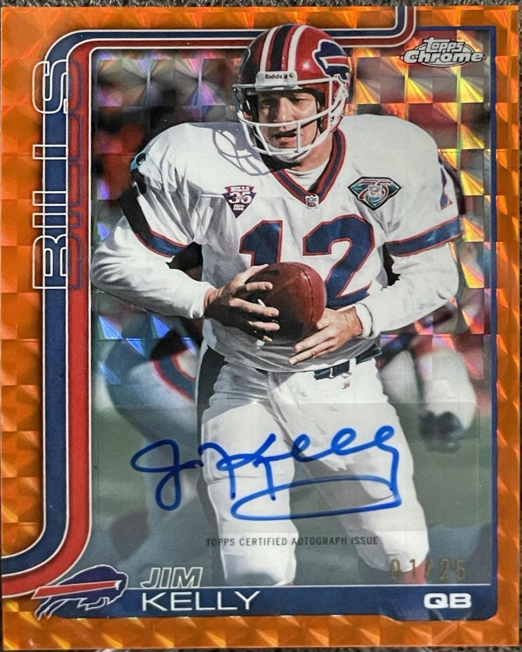 Jim Kelly [Orange Geometric Refractor] #CLA-JK