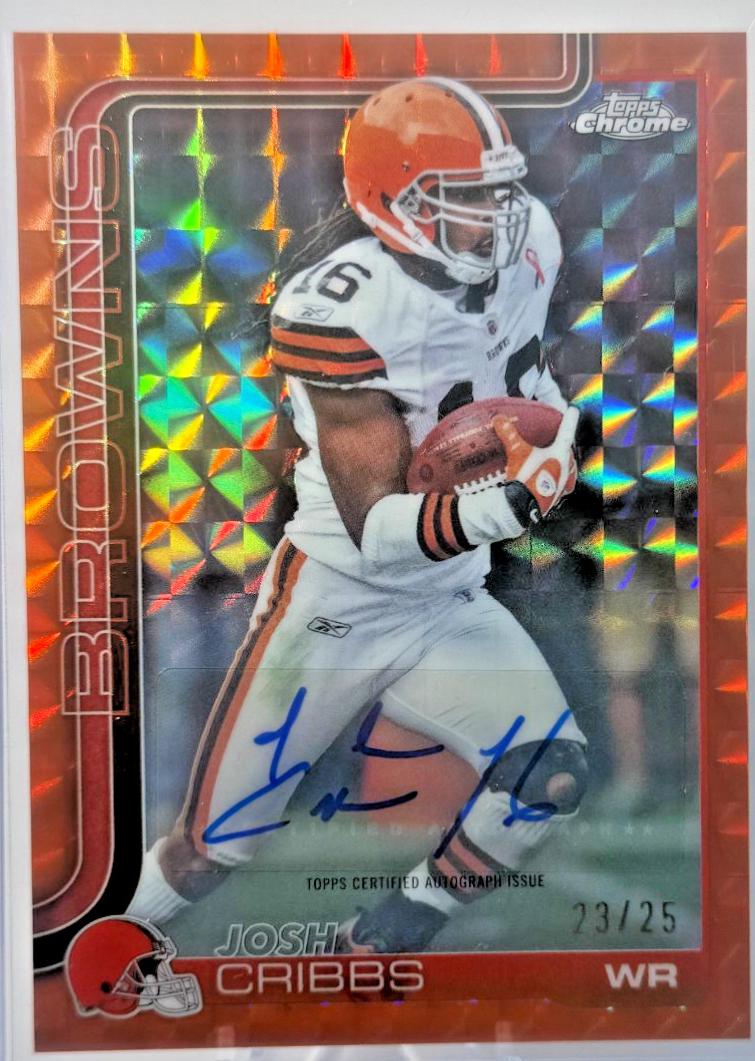 Josh Cribbs [Orange Refractor] #CLA-JC