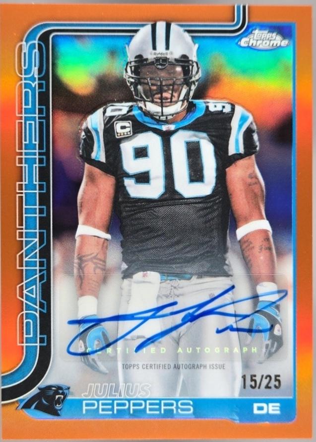 Julius Peppers [Orange Refractor] #CLA-JP
