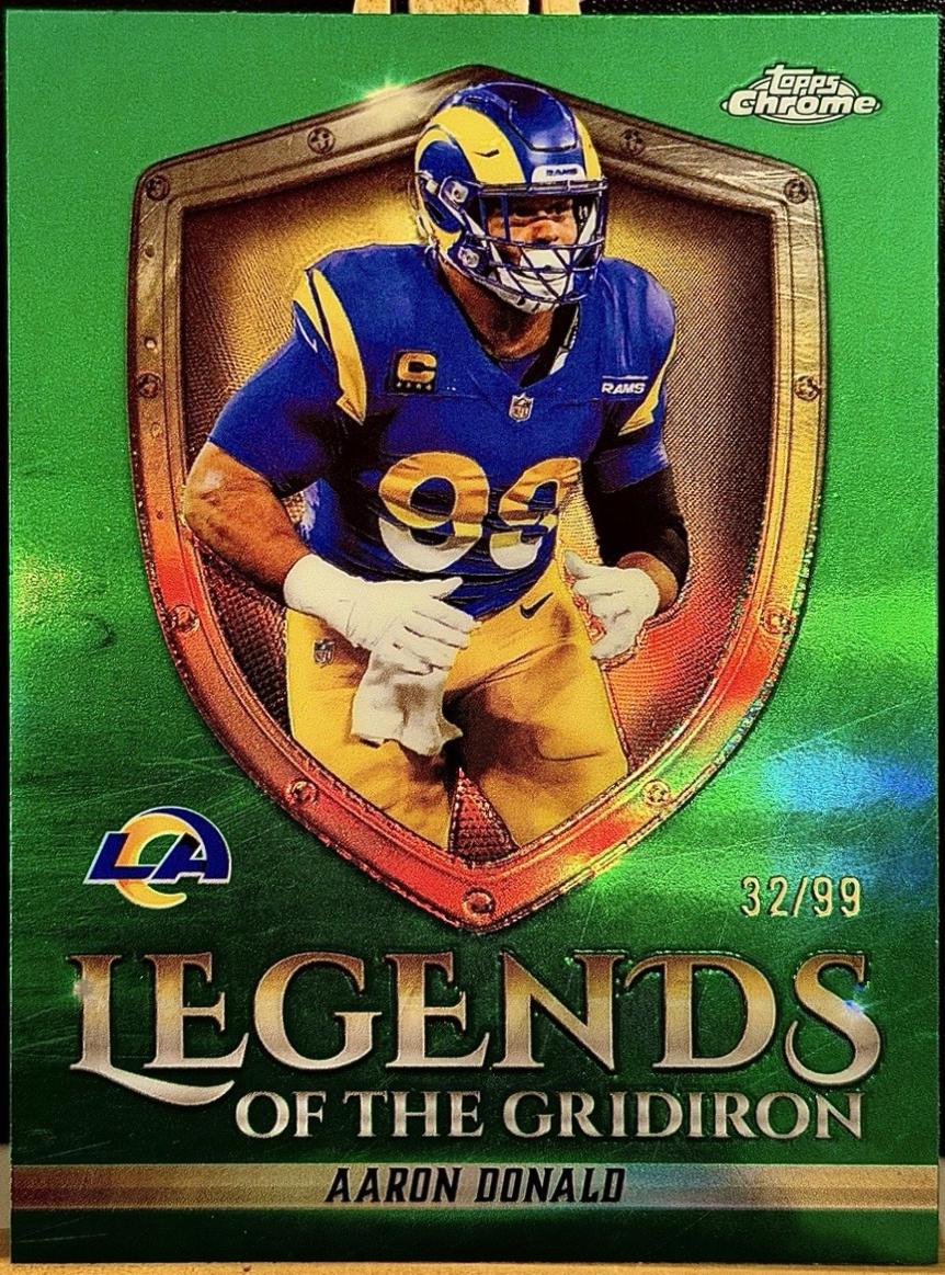 Aaron Donald [Green Refractor] #LOG-40