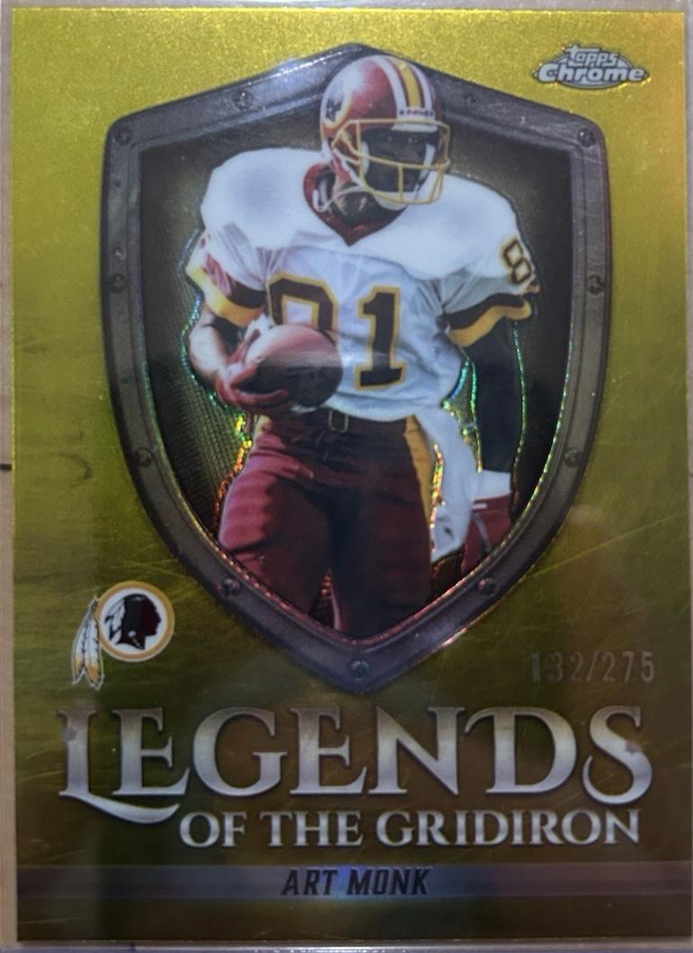 Art Monk [Yellow Refractor] #LOG-19