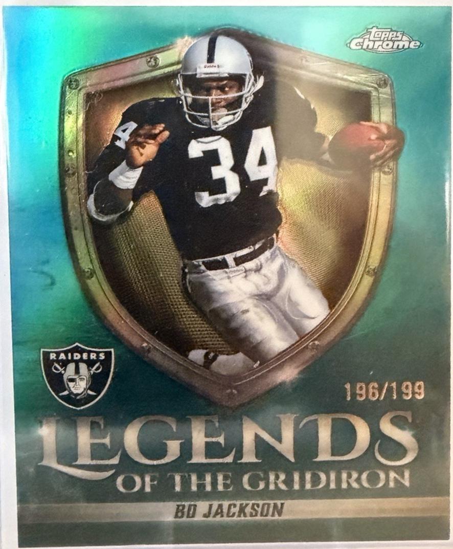 Bo Jackson [Aqua Refractor] #LOG-17