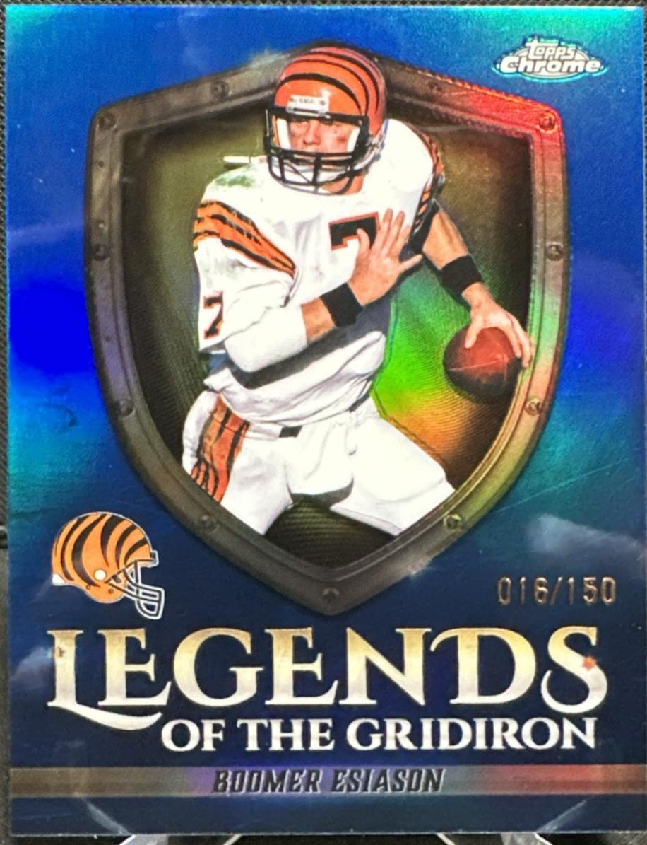 Boomer Esiason [Blue Refractor] #LOG-6