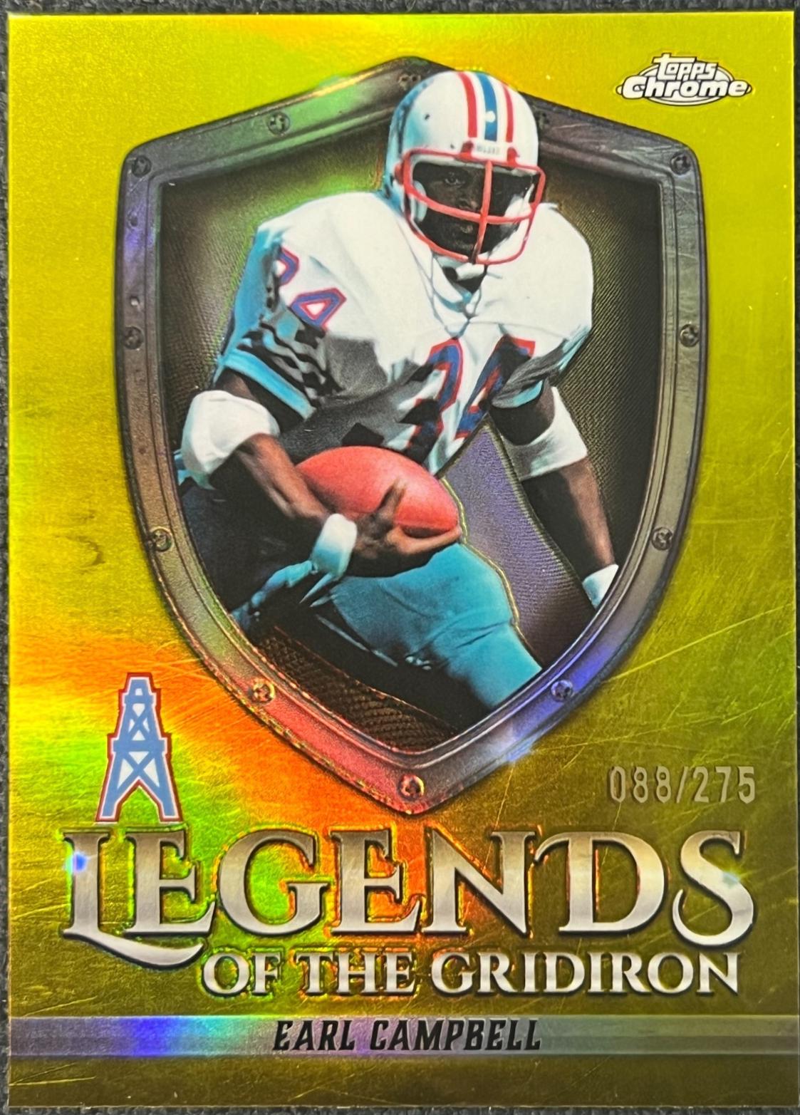 Earl Campbell [Yellow Refractor] #LOG-12