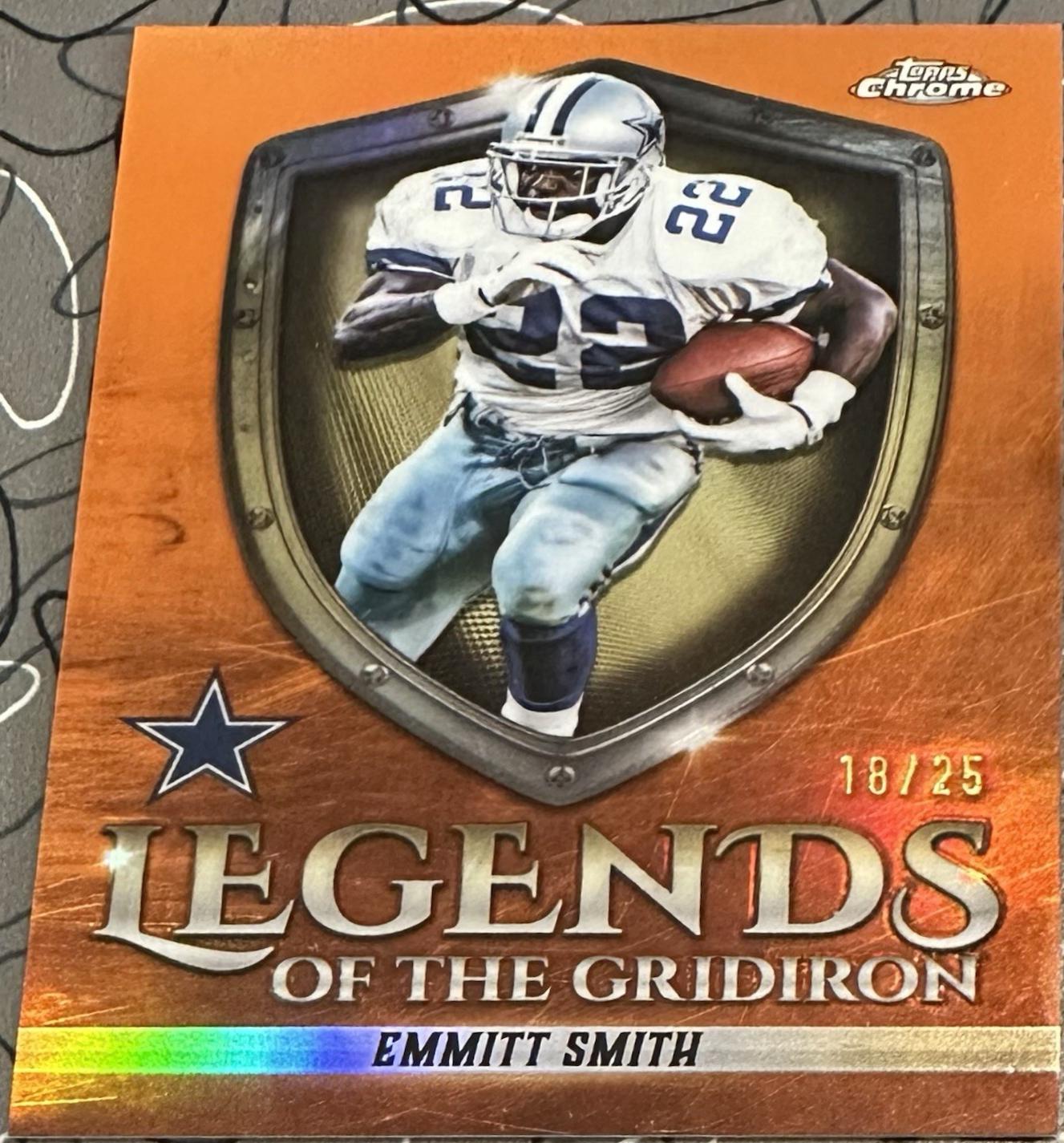 Emmitt Smith [Orange Refractor] #LOG-16