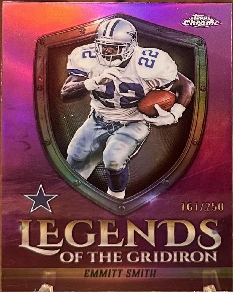 Emmitt Smith [Pink Refractor] #LOG-16