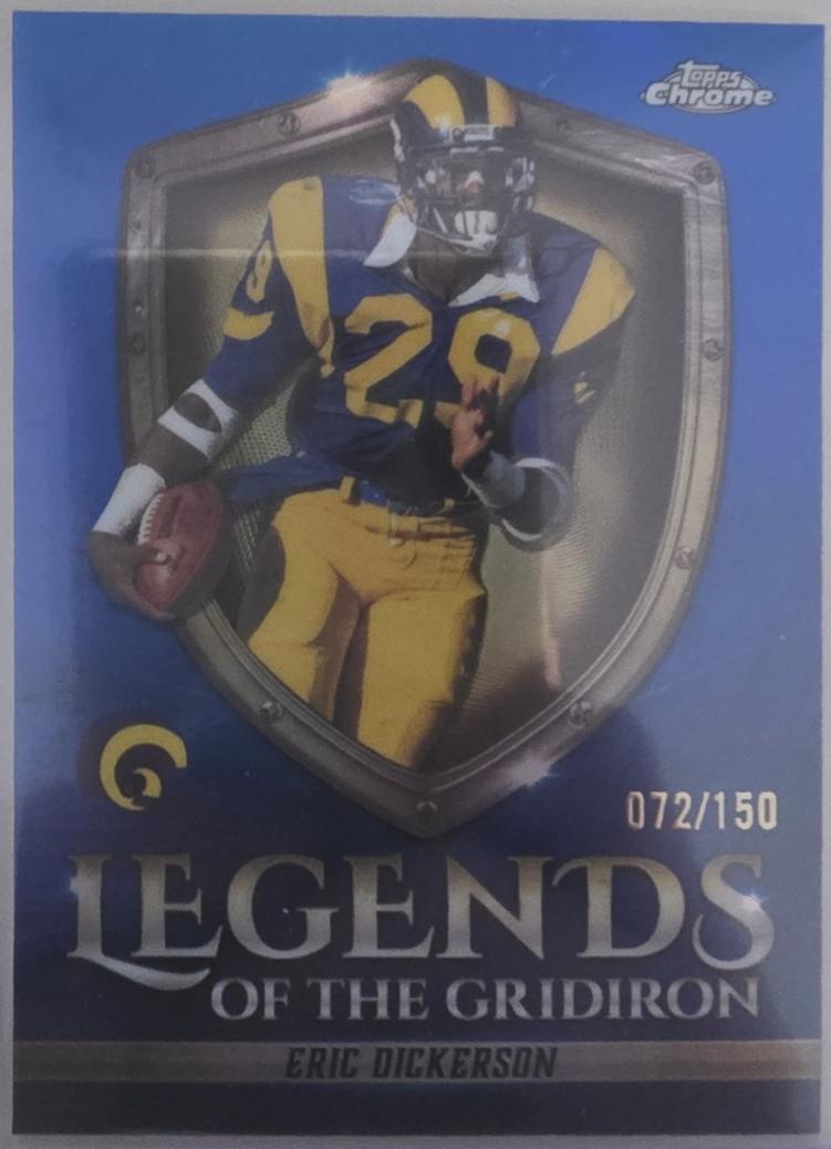 Eric Dickerson [Blue Refractor] #LOG-13