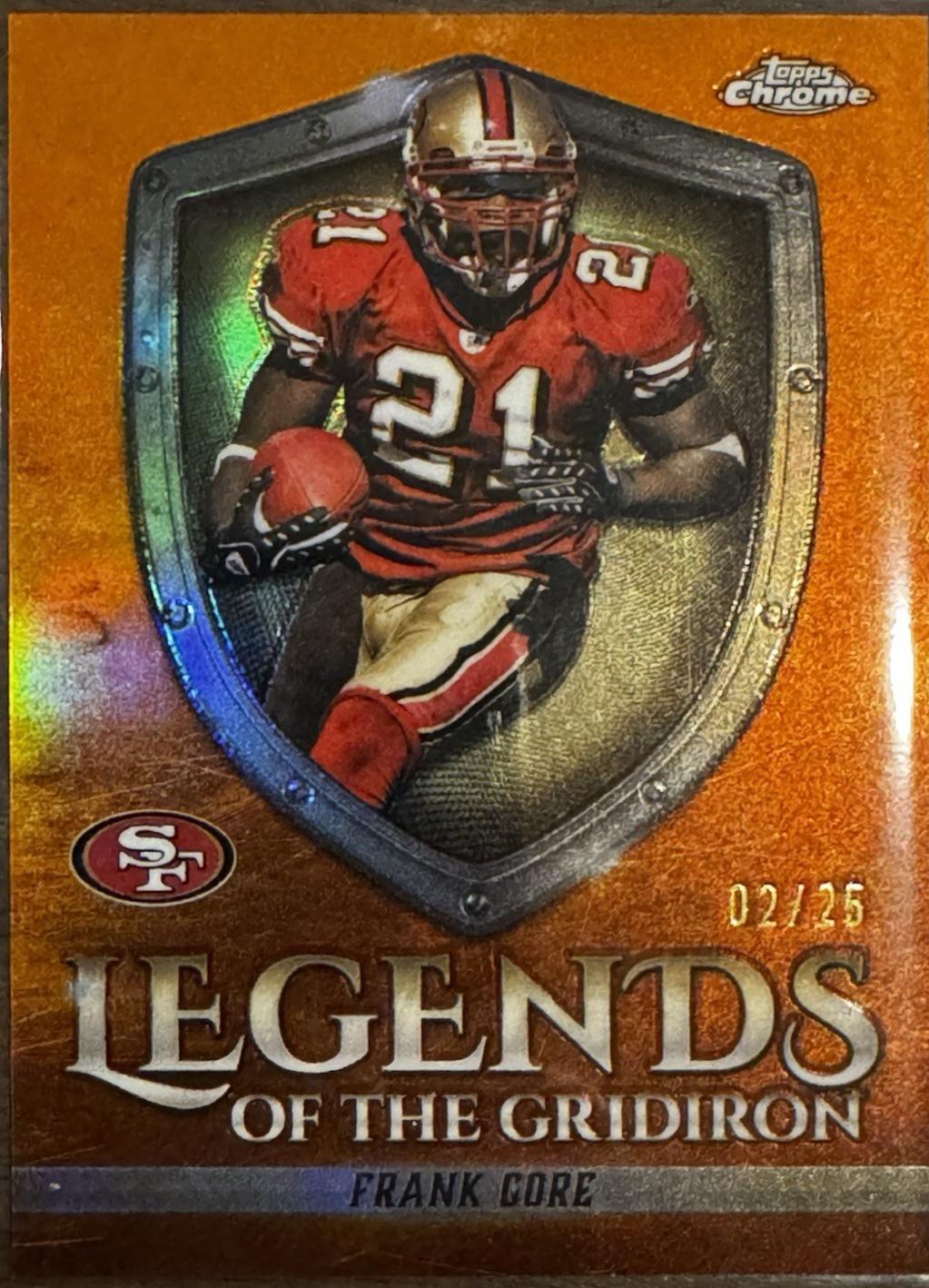 Frank Gore [Orange Refractor] #LOG-18