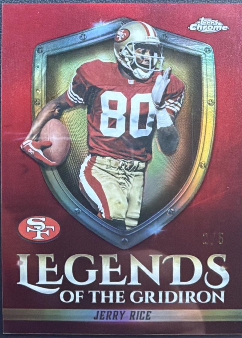 Jerry Rice [Red Refractor] #LOG-21