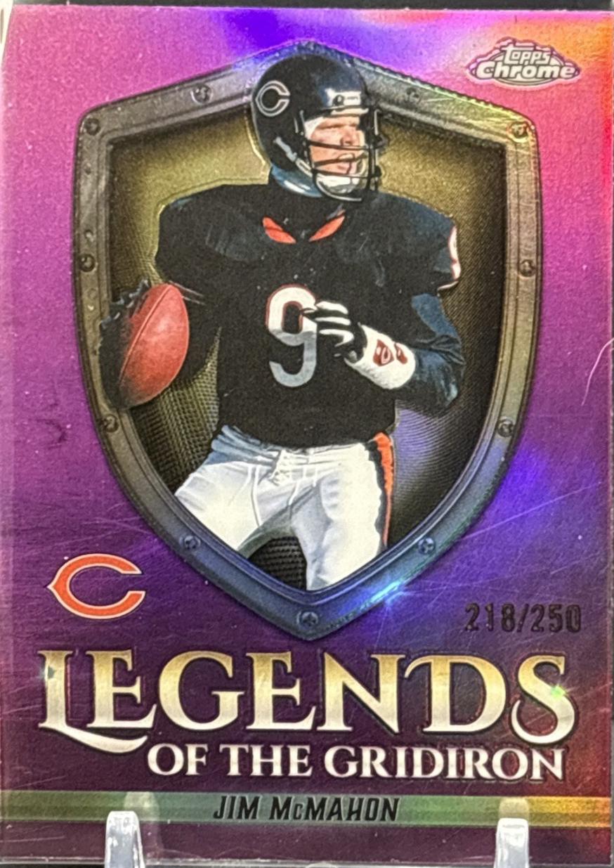 Jim McMahon [Pink Refractor] #LOG-5