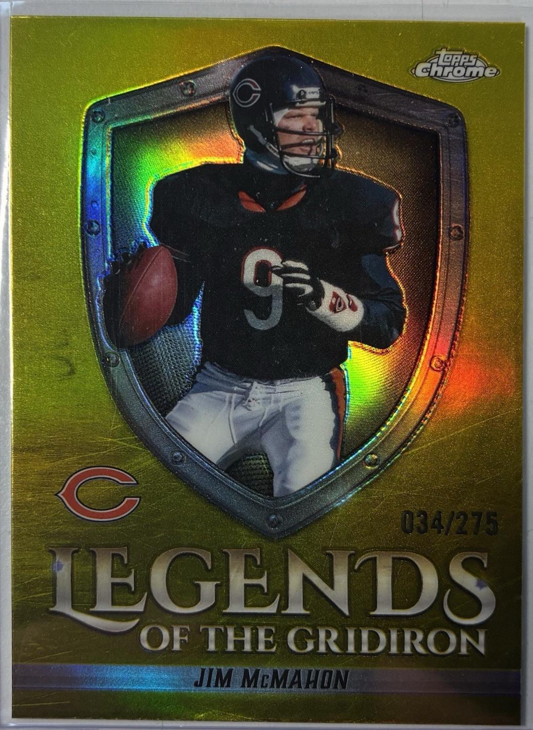 Jim McMahon [Yellow Refractor] #LOG-5