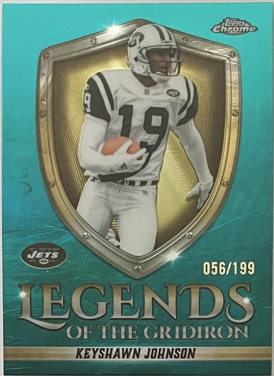 Keyshawn Johnson [Aqua Refractor] #LOG-23