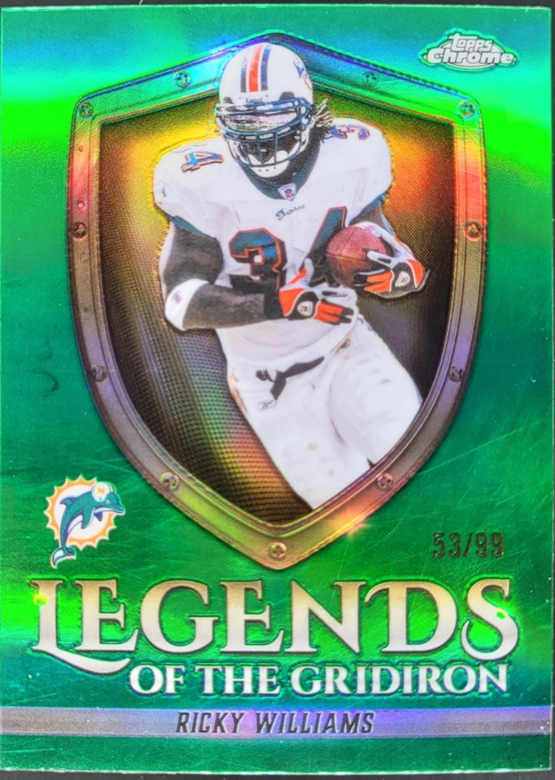 Ricky Williams [Green Refractor] #LOG-14