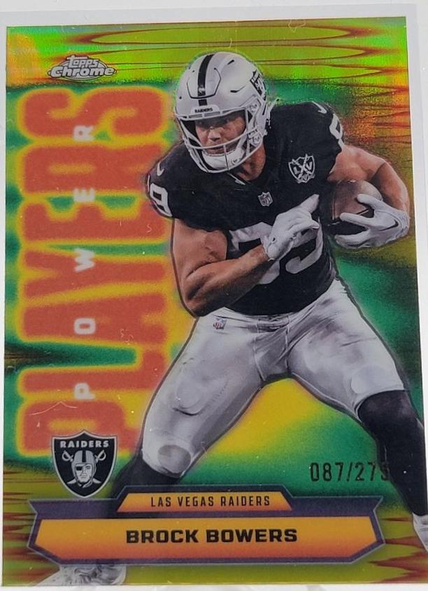 Brock Bowers [Yellow Refractor] #PP-31