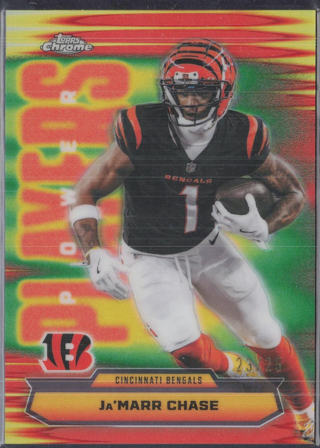 Ja'Marr Chase [Orange Refractor] #PP-21