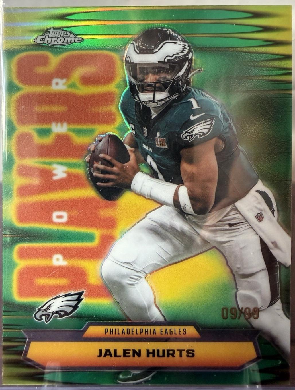 Jalen Hurts [Green Refractor] #PP-4