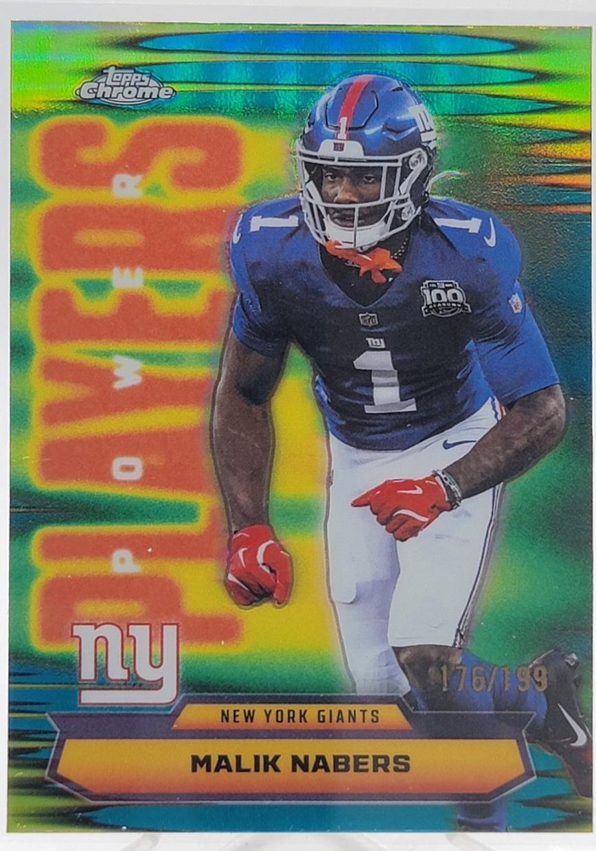 Malik Nabers [Aqua Refractor] #PP-25