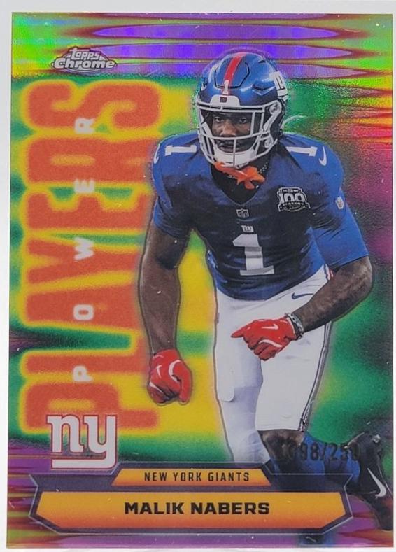Malik Nabers [Pink Refractor] #PP-25