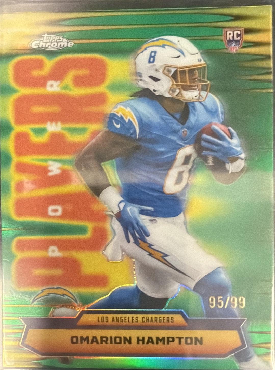 Omarion Hampton [Green Refractor] #PP-17