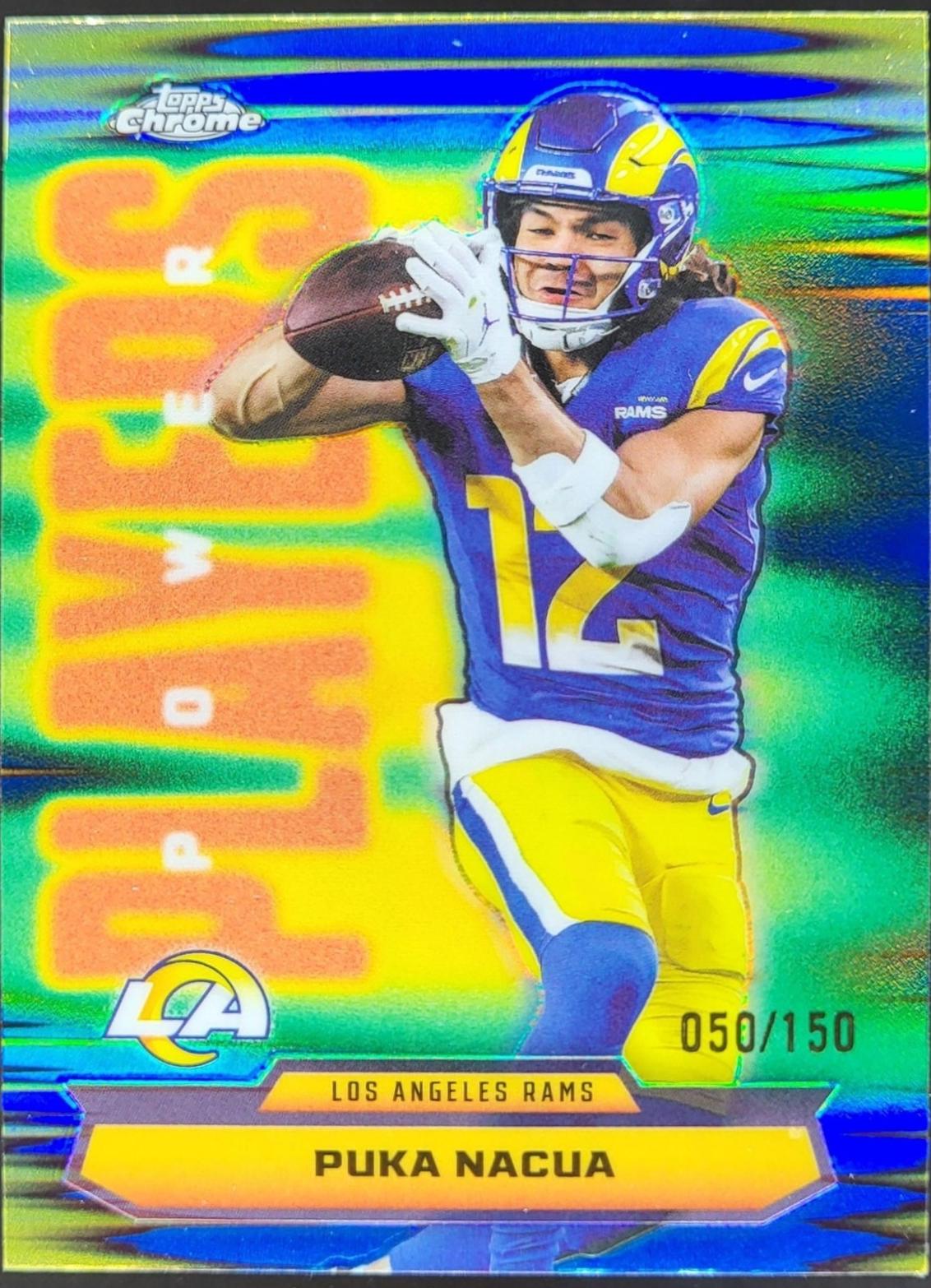 Puka Nacua [Blue Refractor] #PP-24