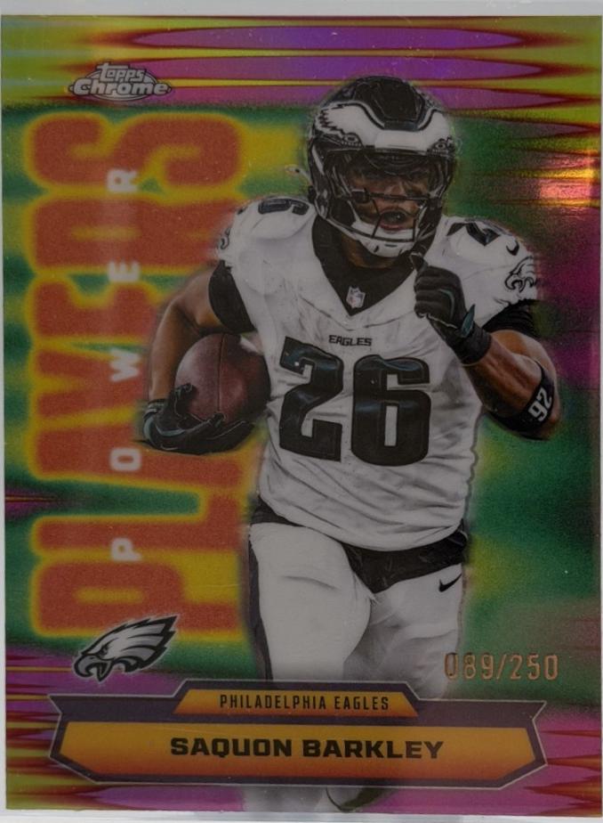 Saquon Barkley [Pink Refractor] #PP-13