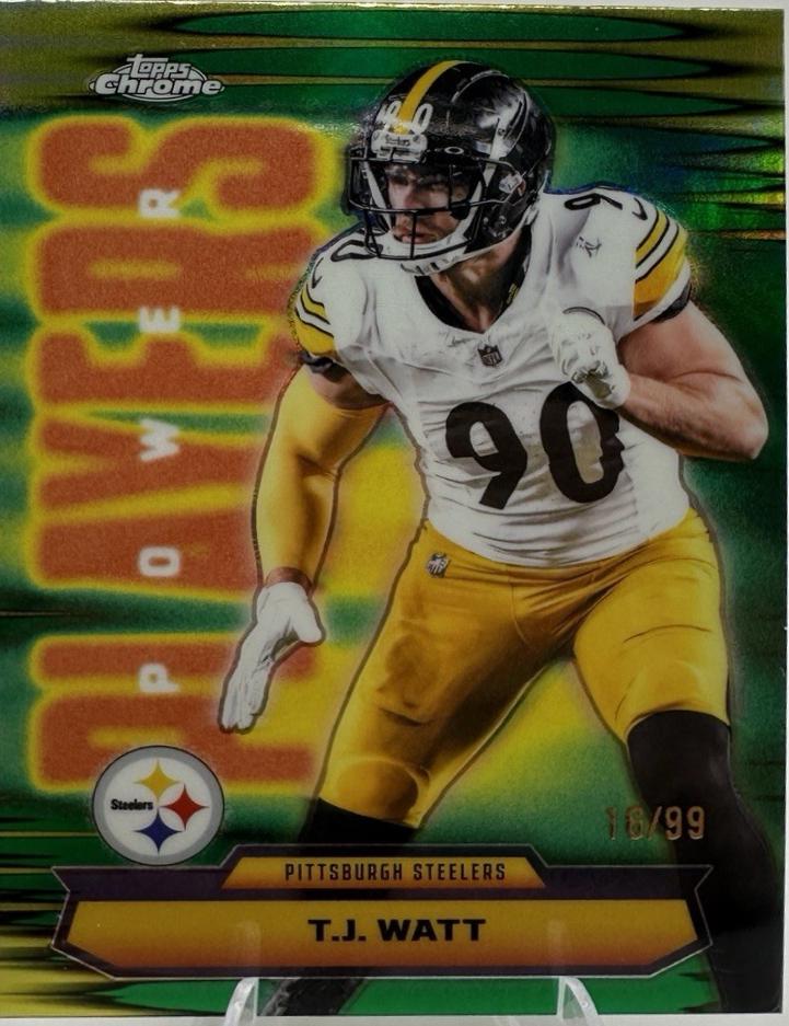T.J. Watt [Green Refractor] #PP-39
