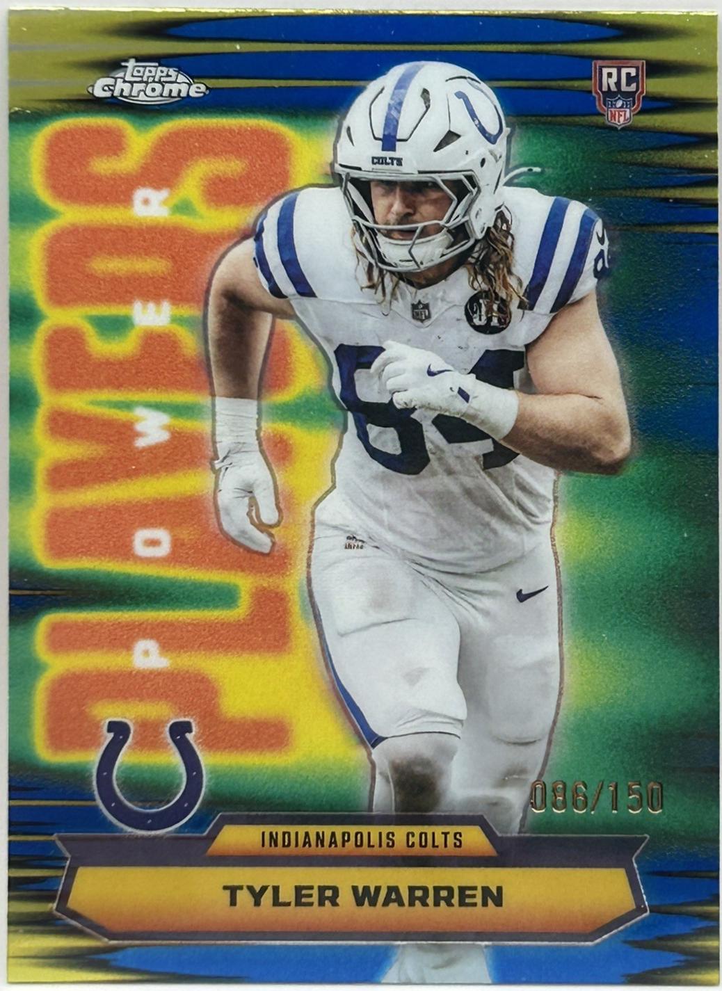 Tyler Warren [Blue Refractor] #PP-35