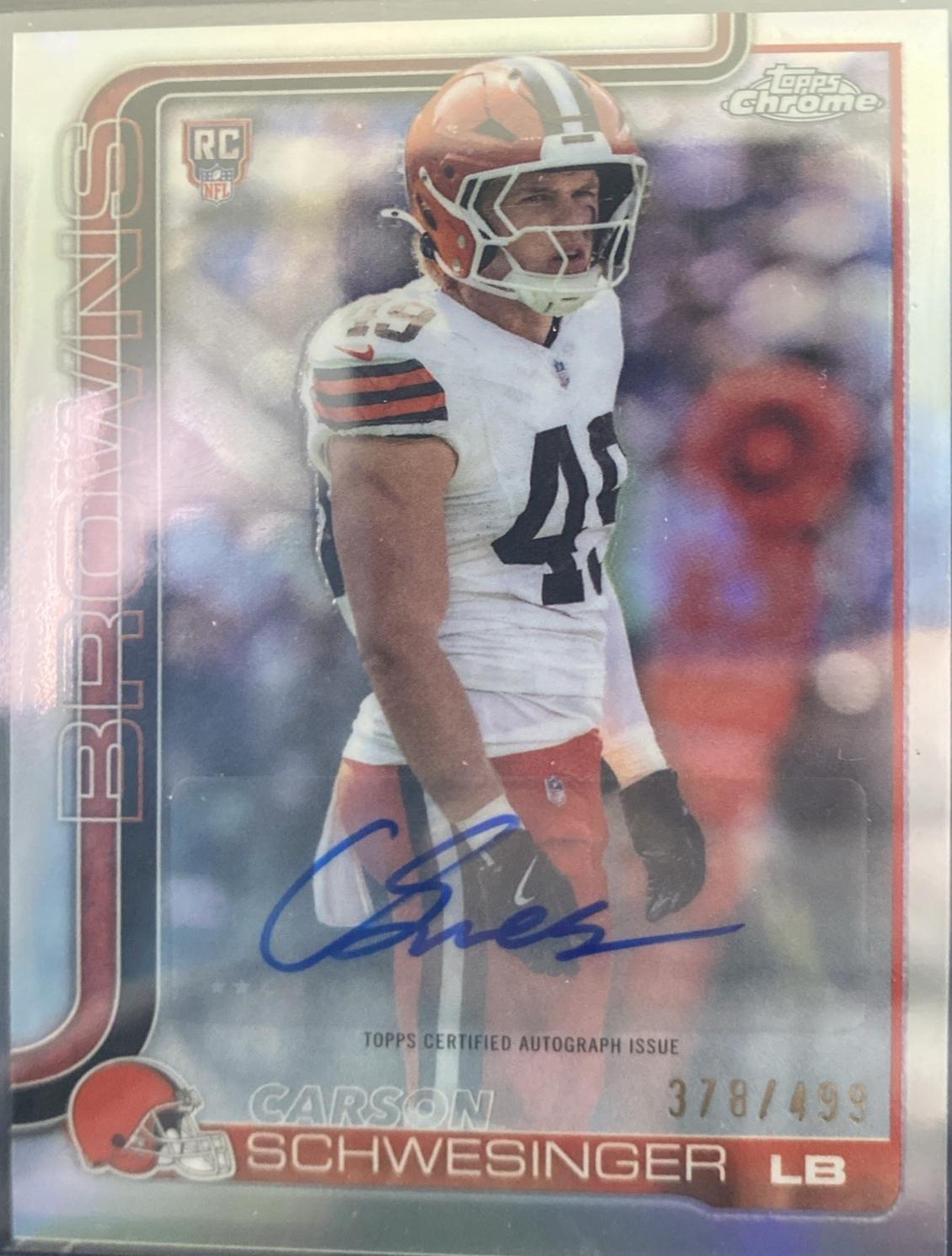 Carson Schwesinger [Refractor] #RRA-CSC