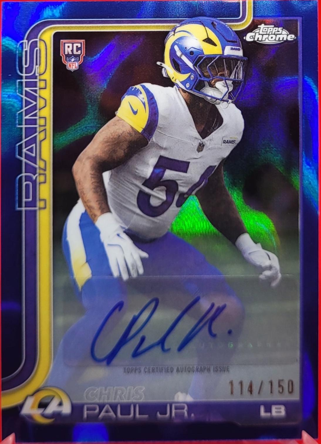 Chris Paul Jr. [Blue Refractor] #RRA-CPJ