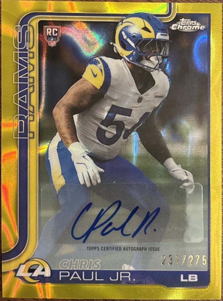 Chris Paul Jr. [Gold Refractor] #RRA-CPJ